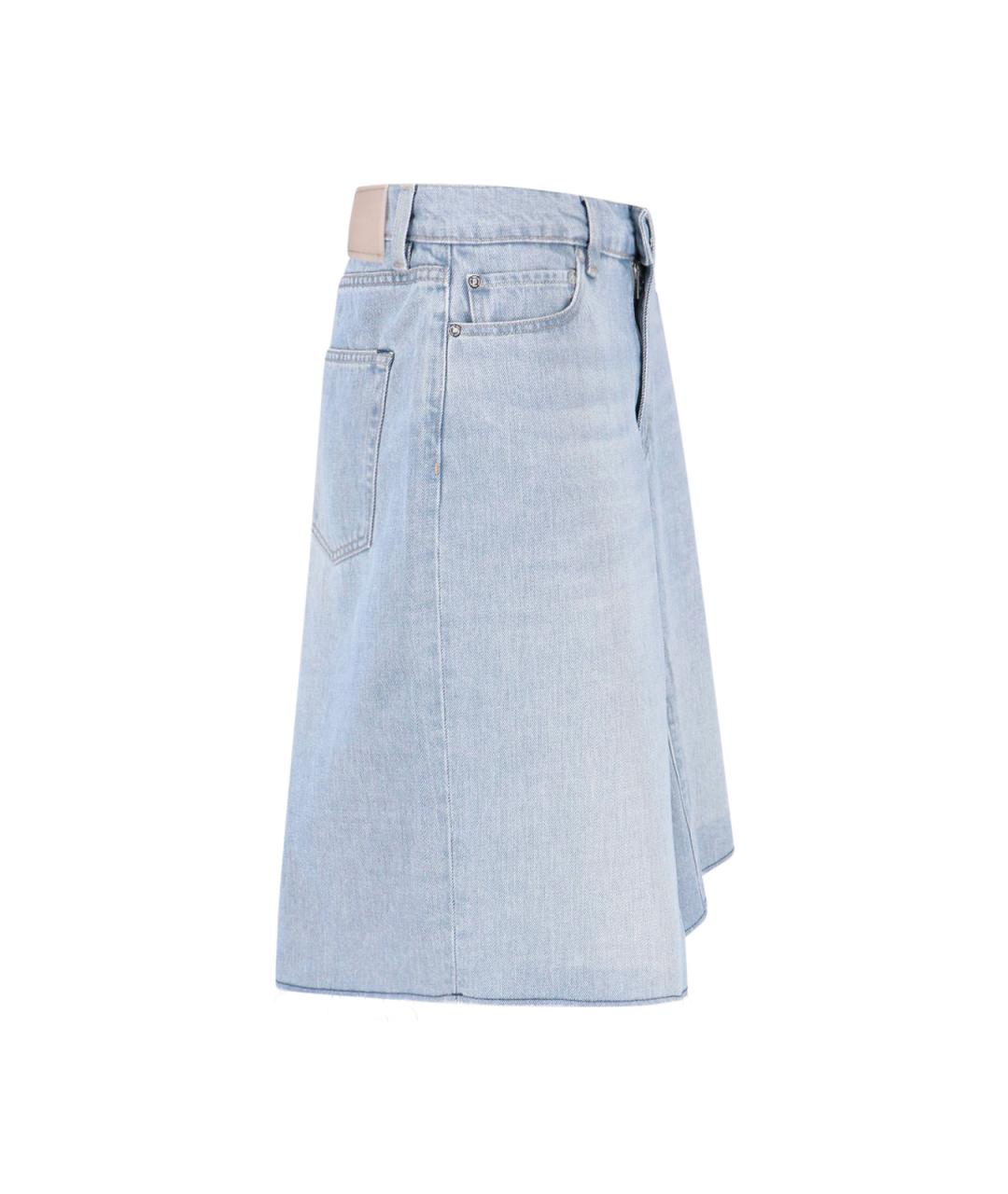 OUR LEGACY Голубые хлопковые шорты, фото 3