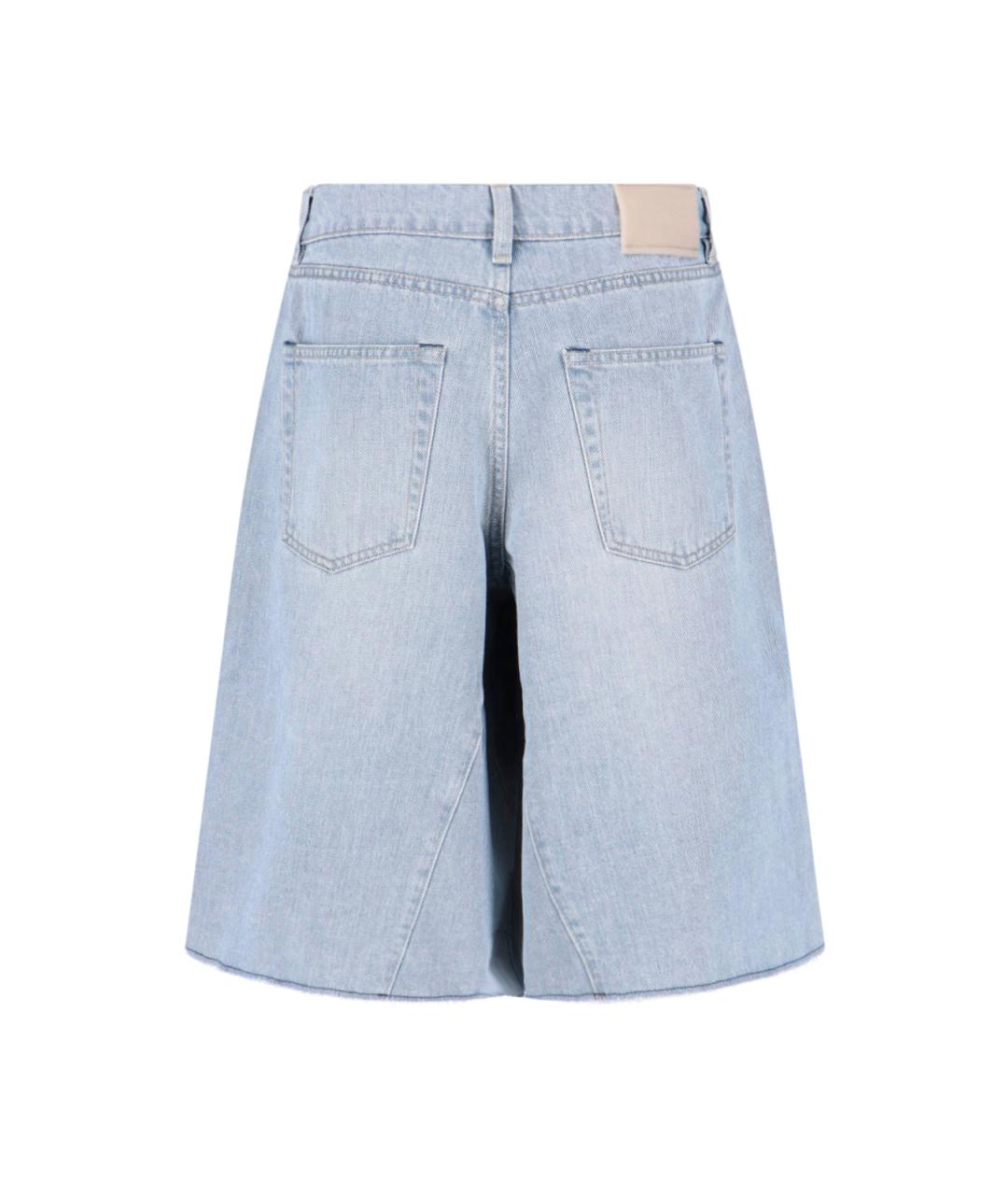 OUR LEGACY Голубые хлопковые шорты, фото 2