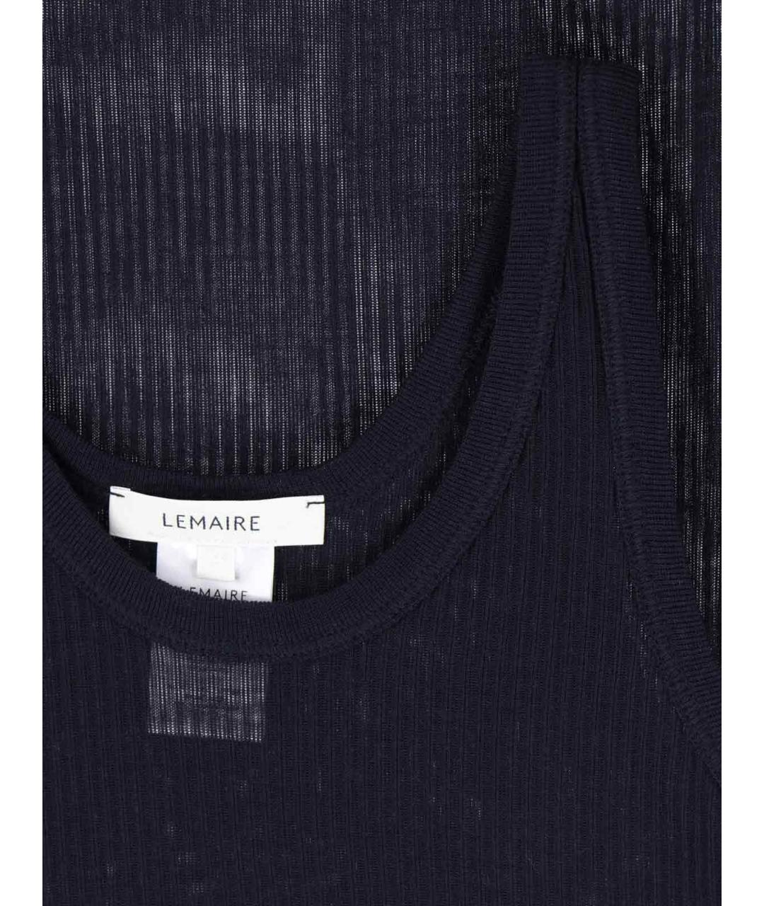 LEMAIRE Синяя вискозная майка, фото 3