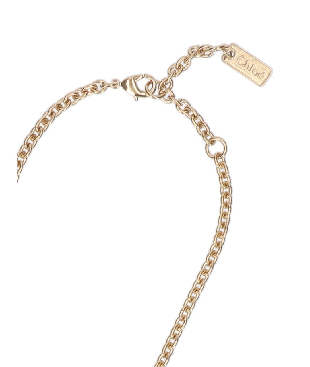 CHLOE Золотая подвеска, фото 3
