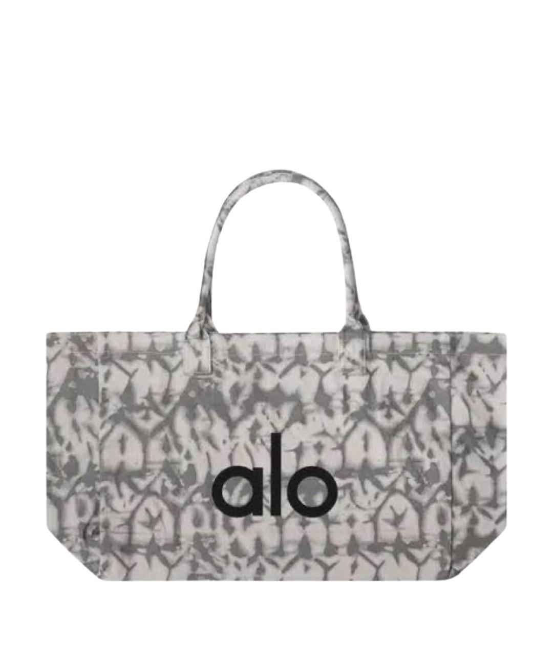 ALO YOGA Серая хлопковая дорожная/спортивная сумка, фото 1