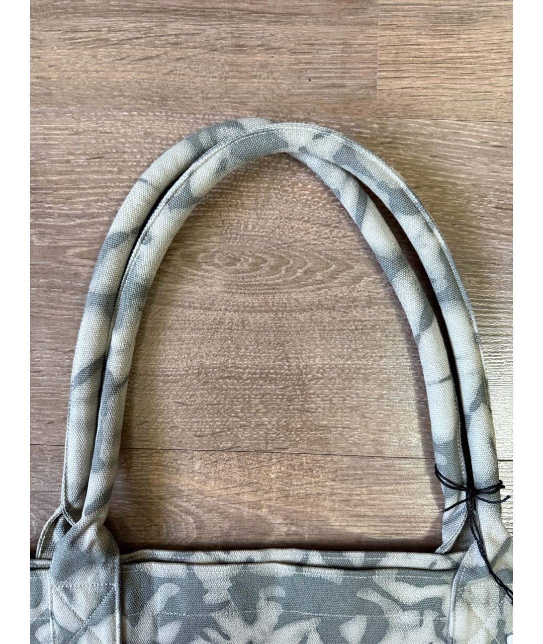 ALO YOGA Серая хлопковая дорожная/спортивная сумка, фото 5