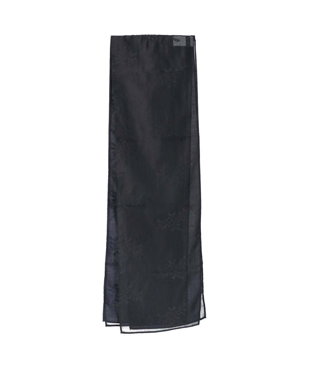 OUR LEGACY Черный шерстяной шарф, фото 1