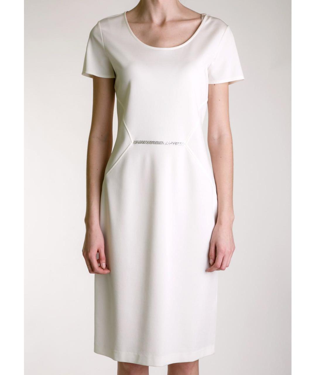 BLUGIRL Белое вискозное платье, фото 3