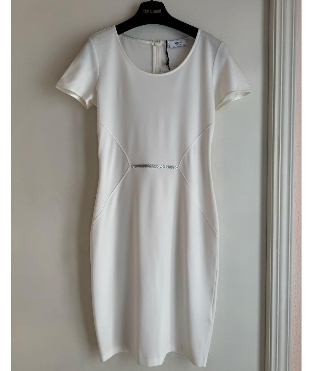 BLUGIRL Белое вискозное платье, фото 9