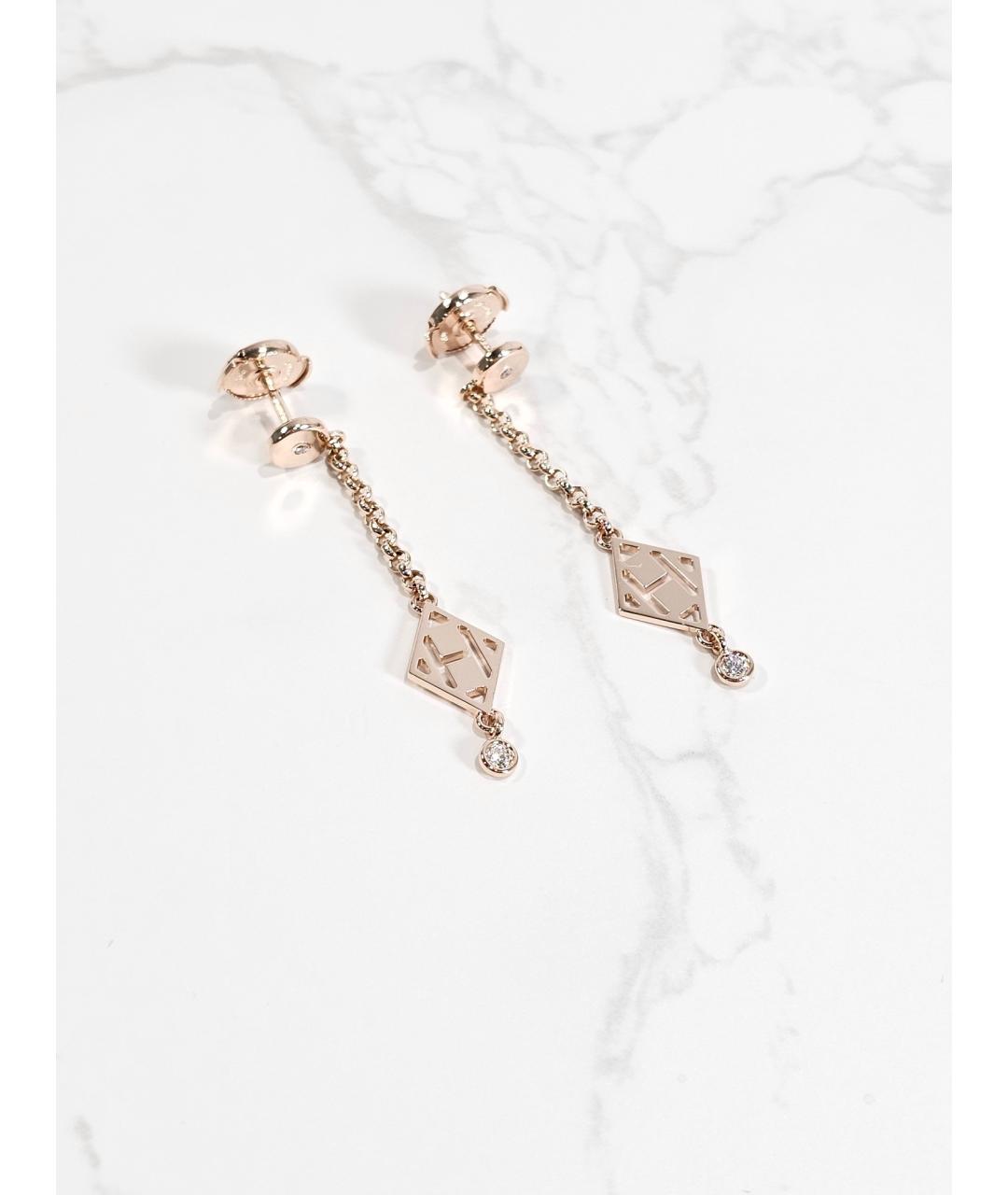 HERMES Золотые серьги из розового золота, фото 2