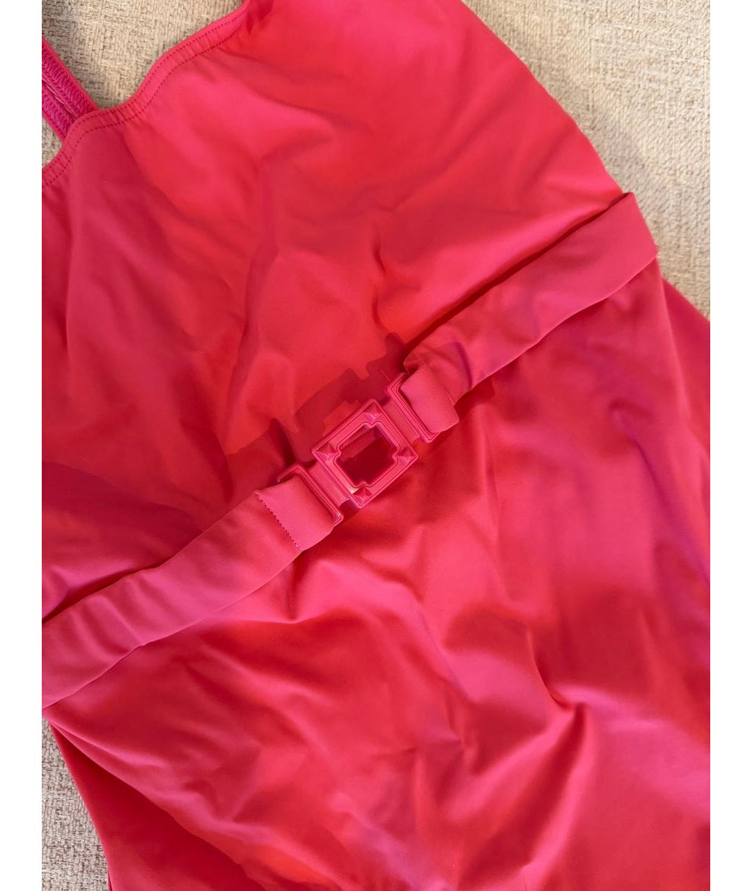 HERMES Розовый полиэстеровый купальник, фото 2