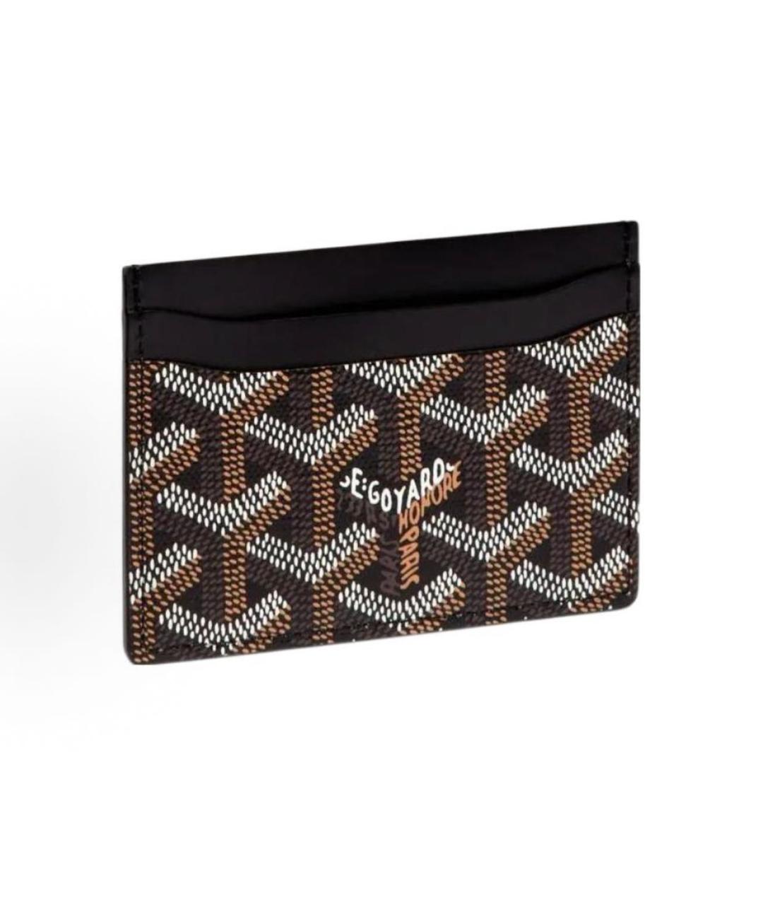 GOYARD Черный кожаный кардхолдер, фото 4