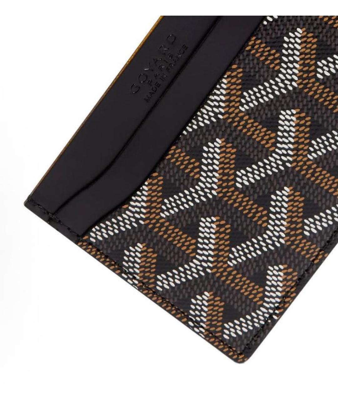 GOYARD Черный кожаный кардхолдер, фото 3