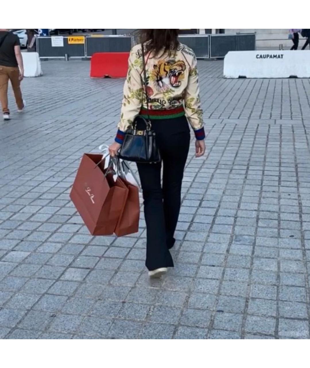 GUCCI Мульти шелковая куртка, фото 8