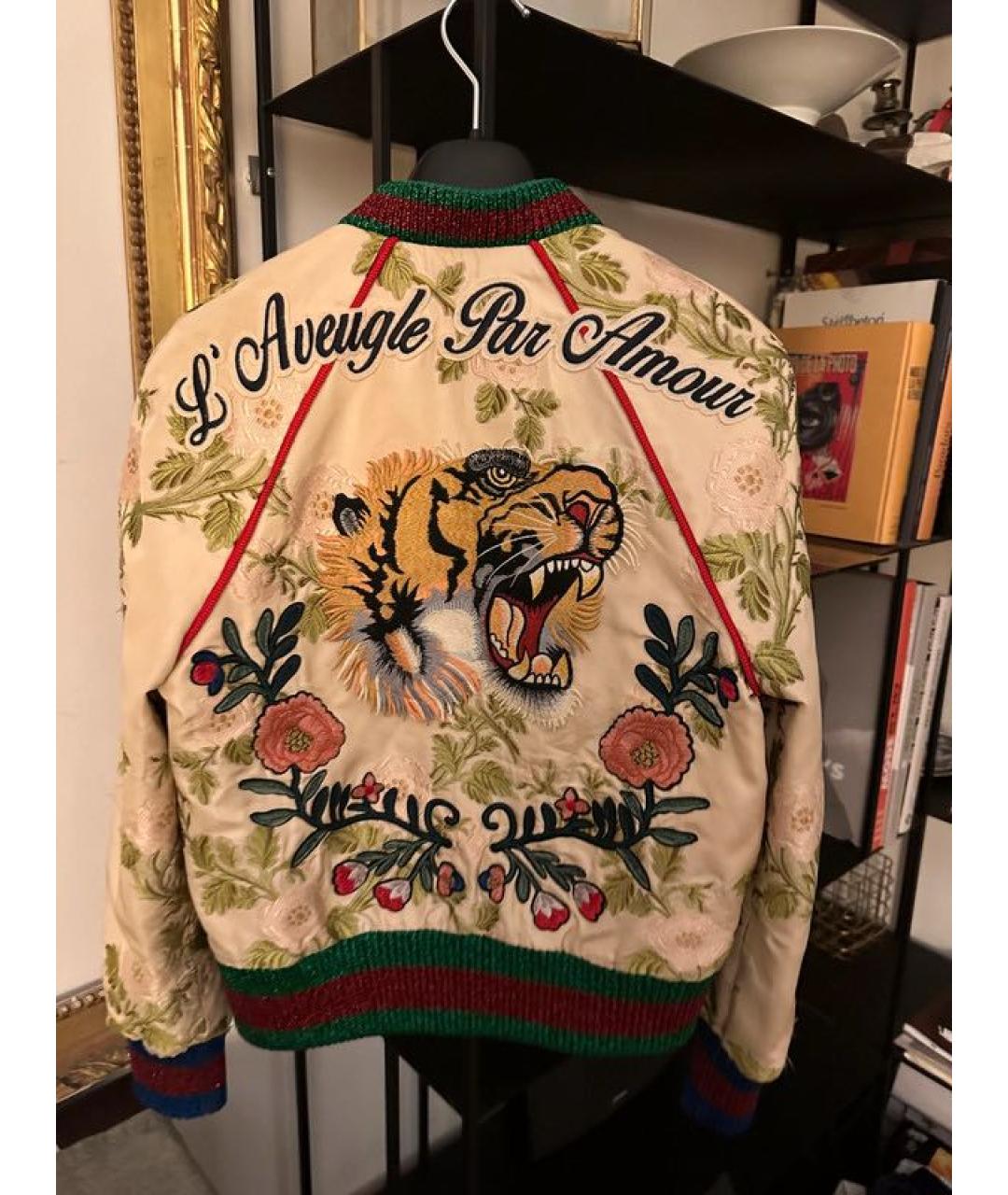 GUCCI Мульти шелковая куртка, фото 2