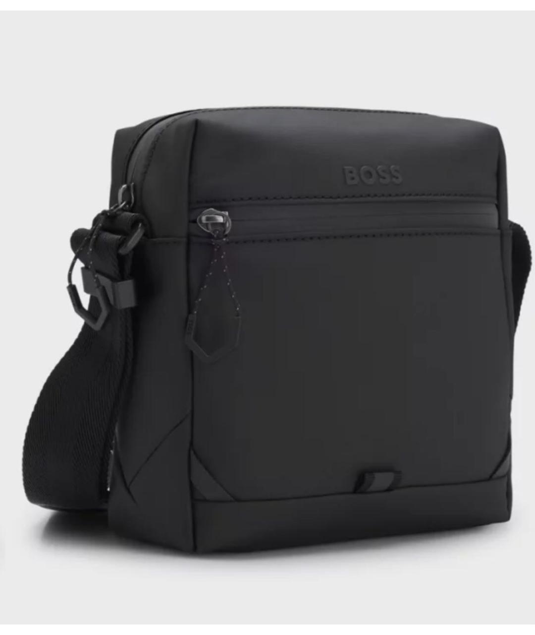 HUGO BOSS Черная сумка на плечо, фото 3