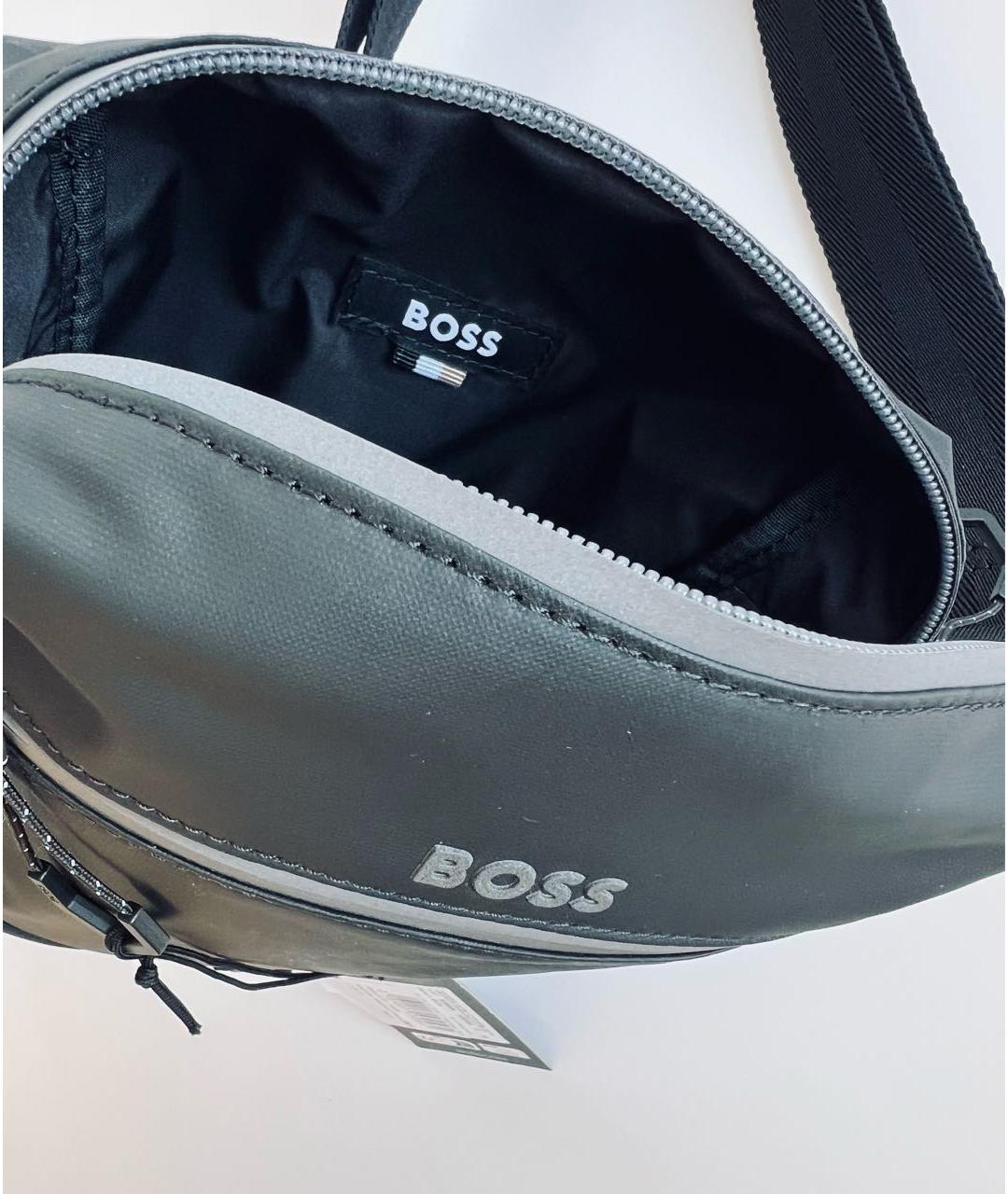 HUGO BOSS Черная сумка на плечо, фото 4