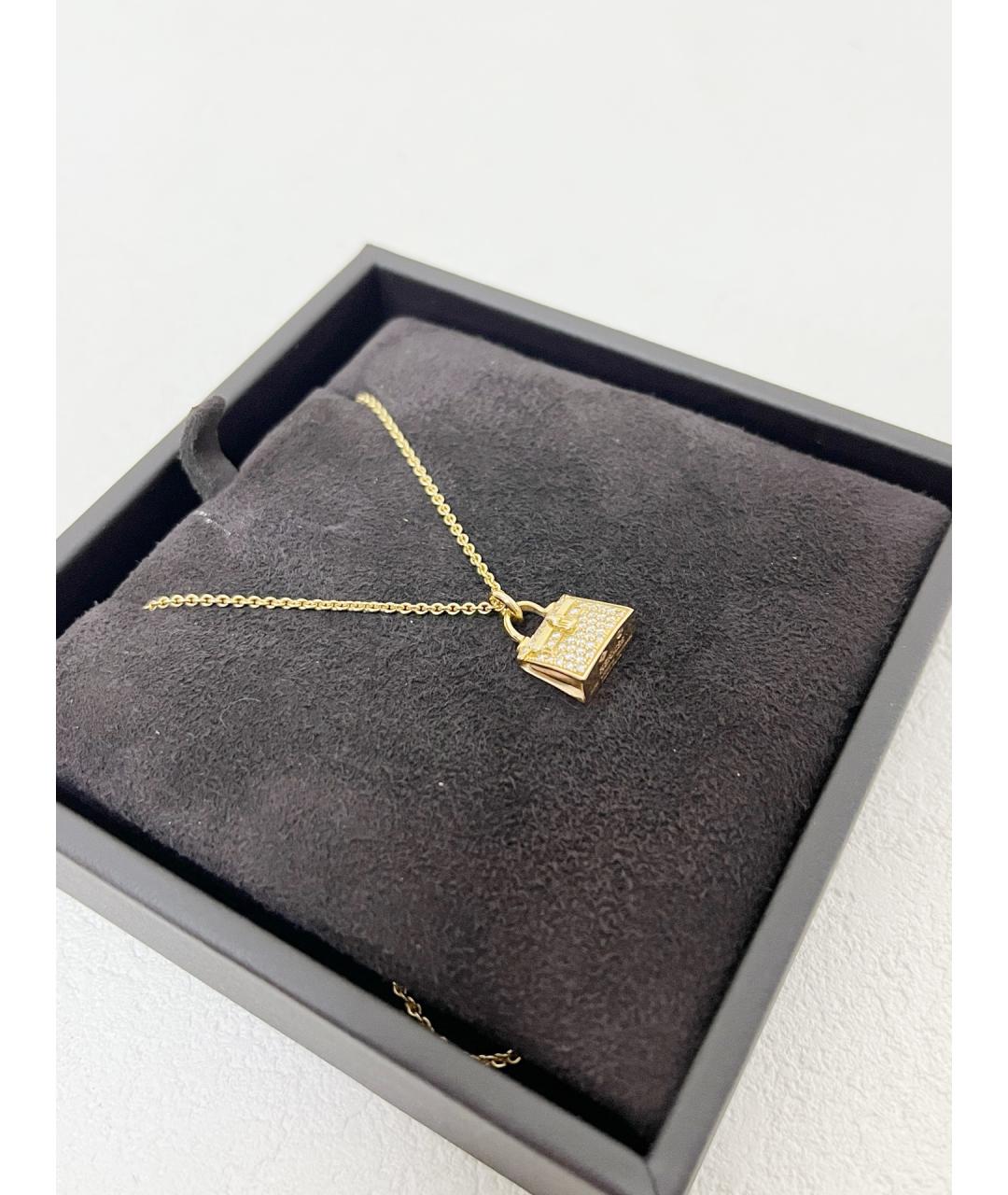 HERMES Золотая подвеска из розового золота, фото 2