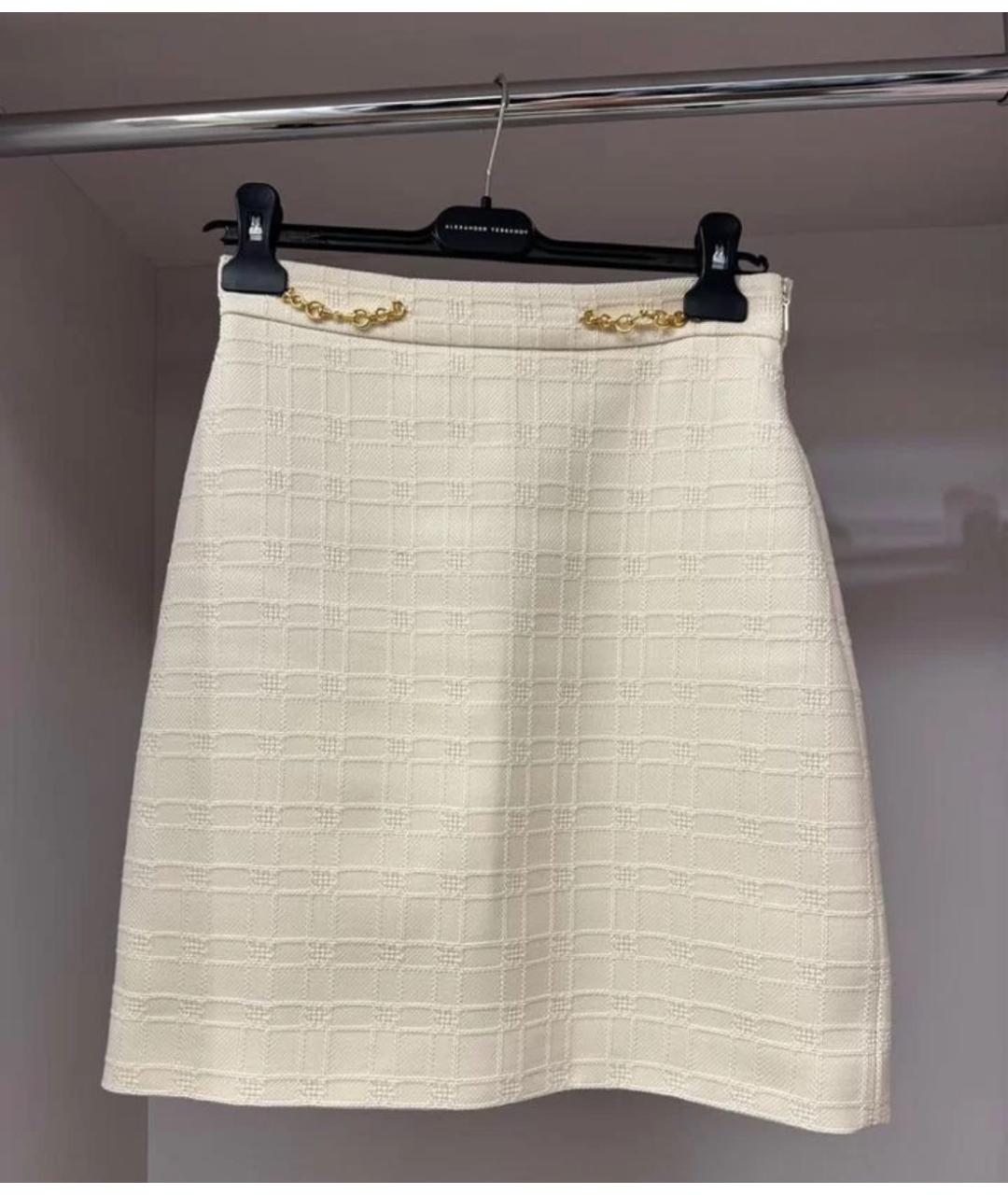 GUCCI Бежевая юбка мини, фото 2