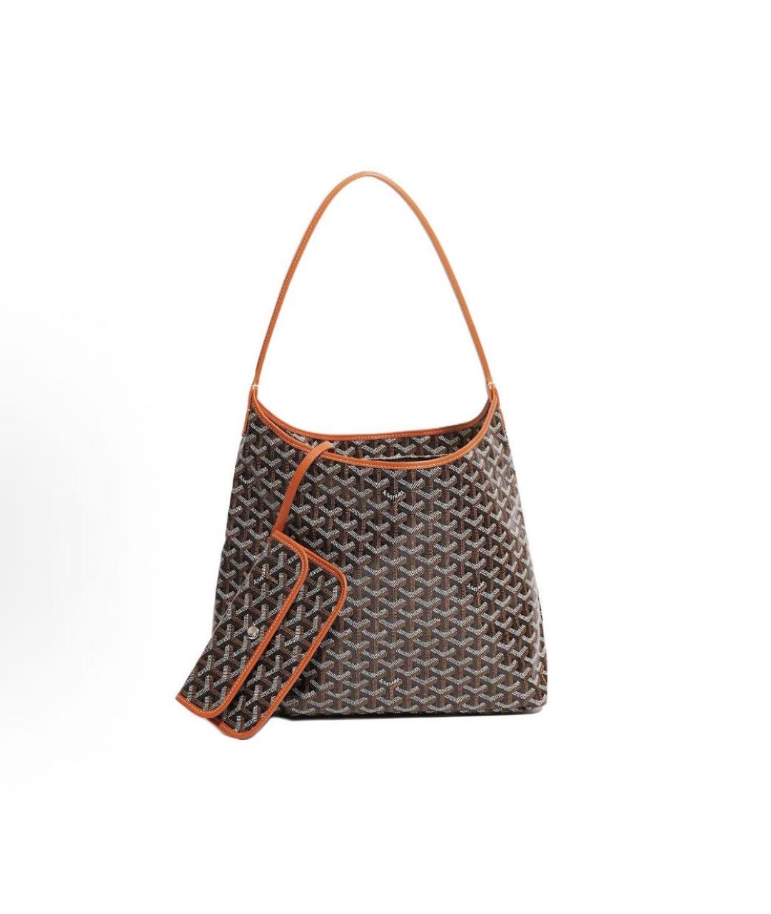 GOYARD Коричневая сумка через плечо, фото 2