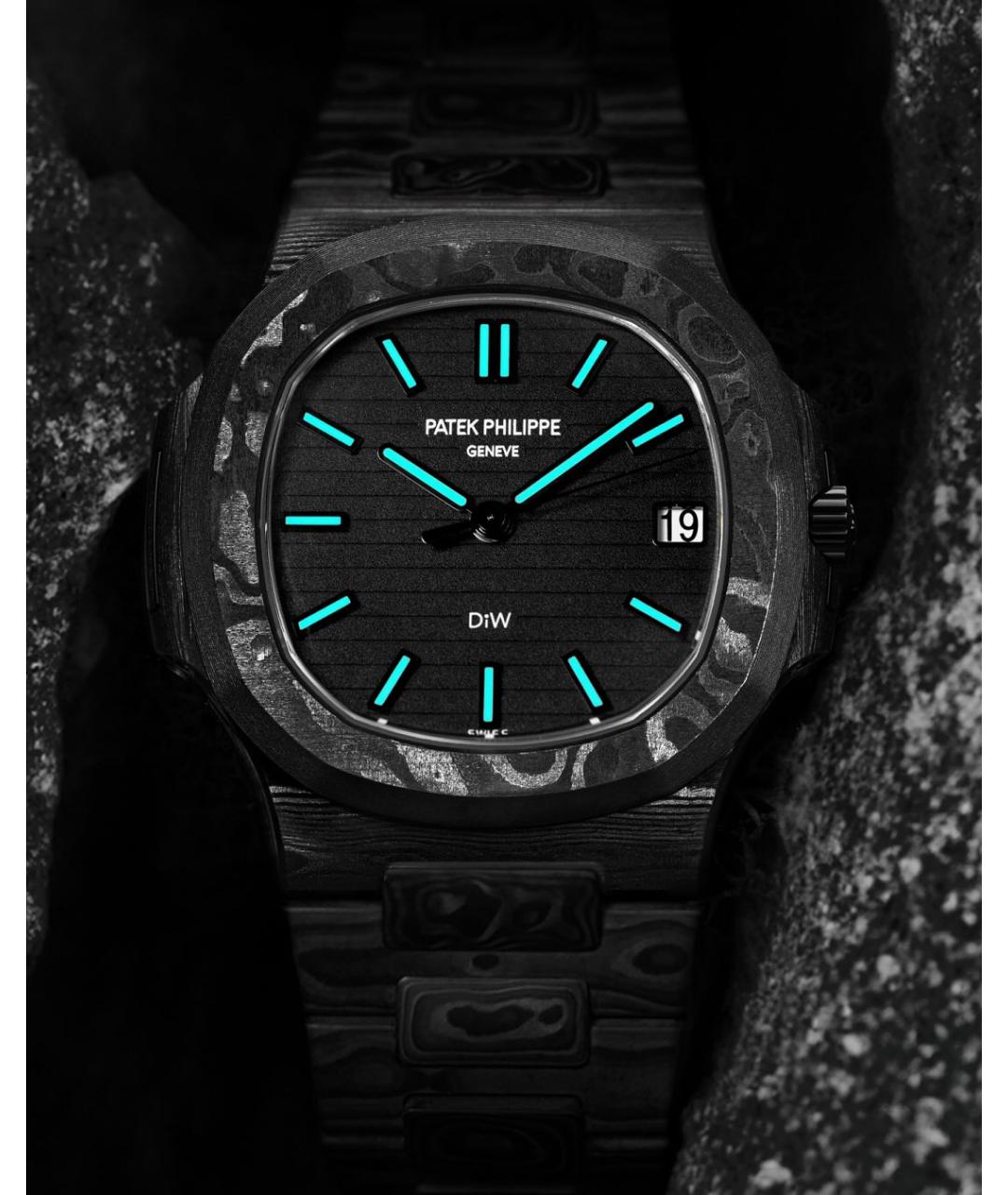 PATEK PHILIPPE Черные карбоновые часы, фото 4