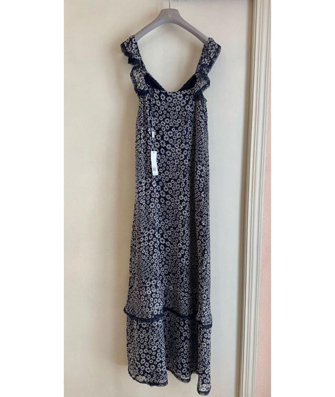 PHILOSOPHY Темно-синий шелковый сарафан, фото 5