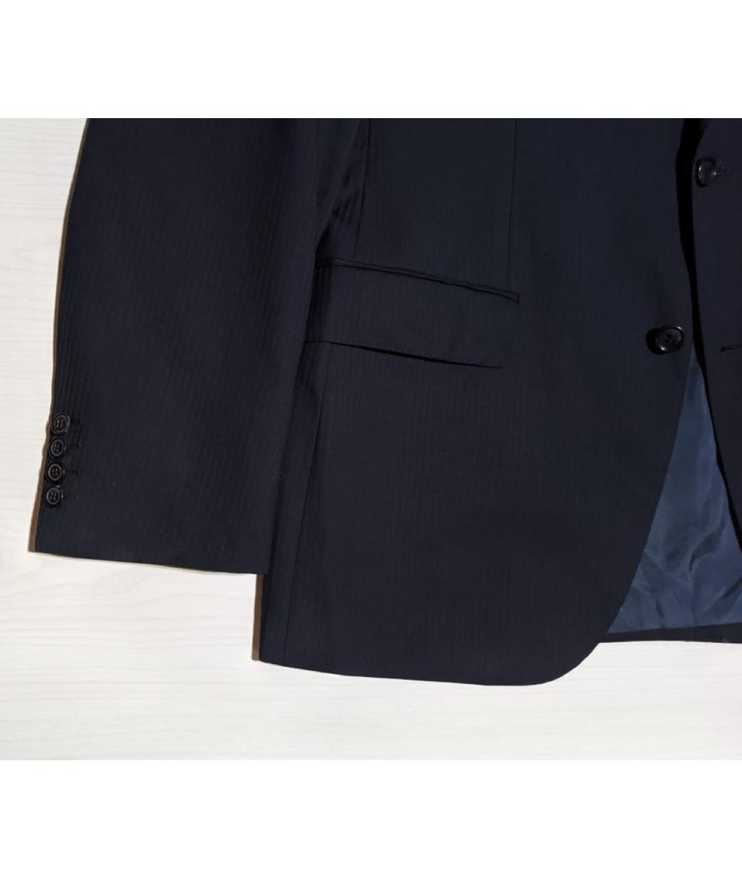 HUGO BOSS Темно-синий шерстяной пиджак, фото 7