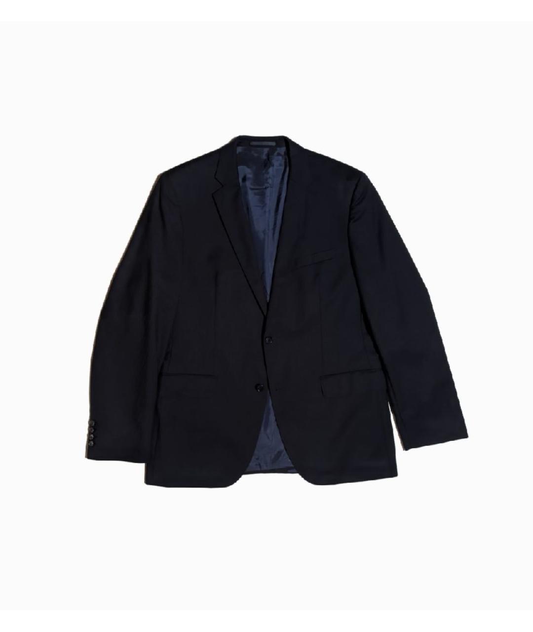 HUGO BOSS Темно-синий шерстяной пиджак, фото 8