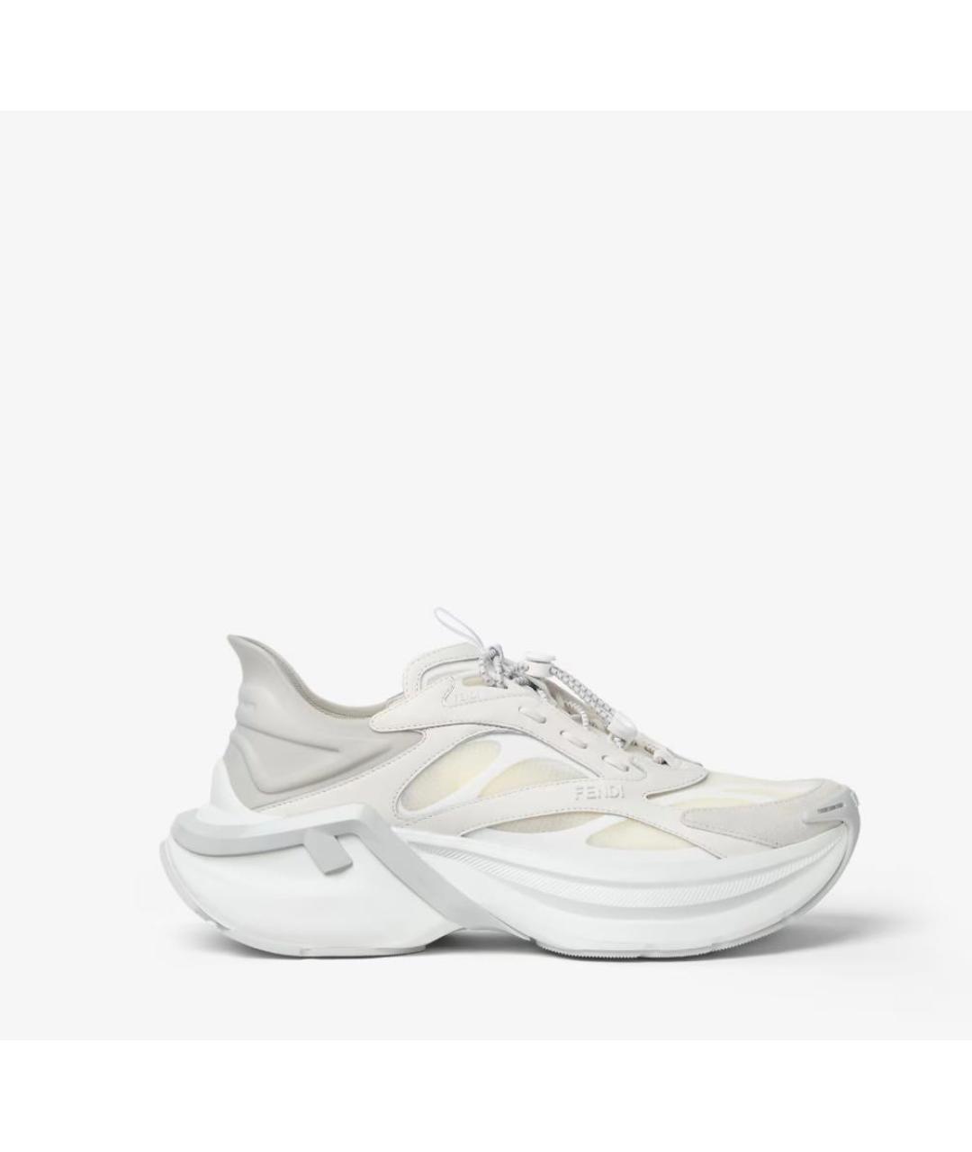 FENDI Белые кроссовки, фото 6