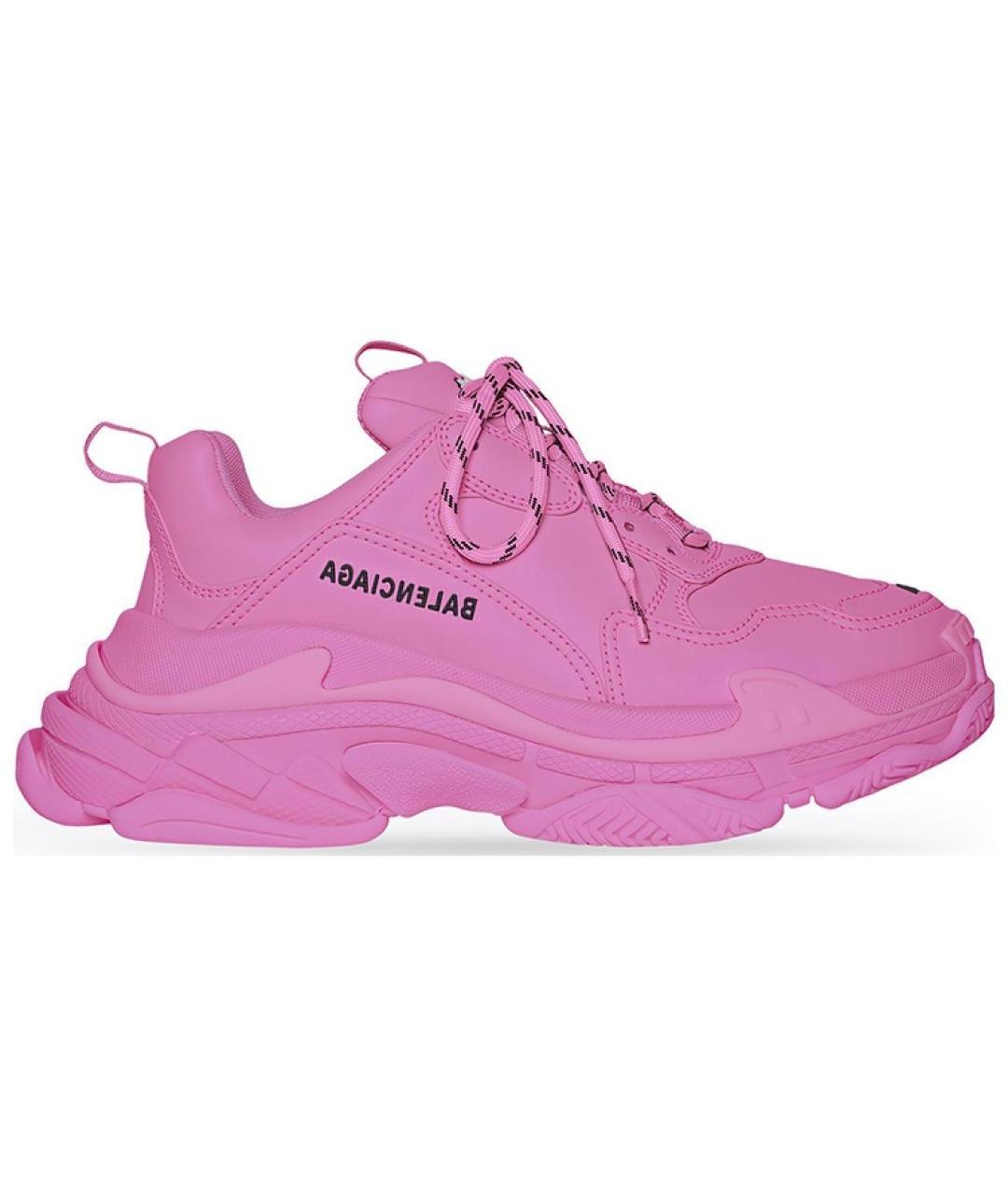 BALENCIAGA Розовые кроссовки, фото 1