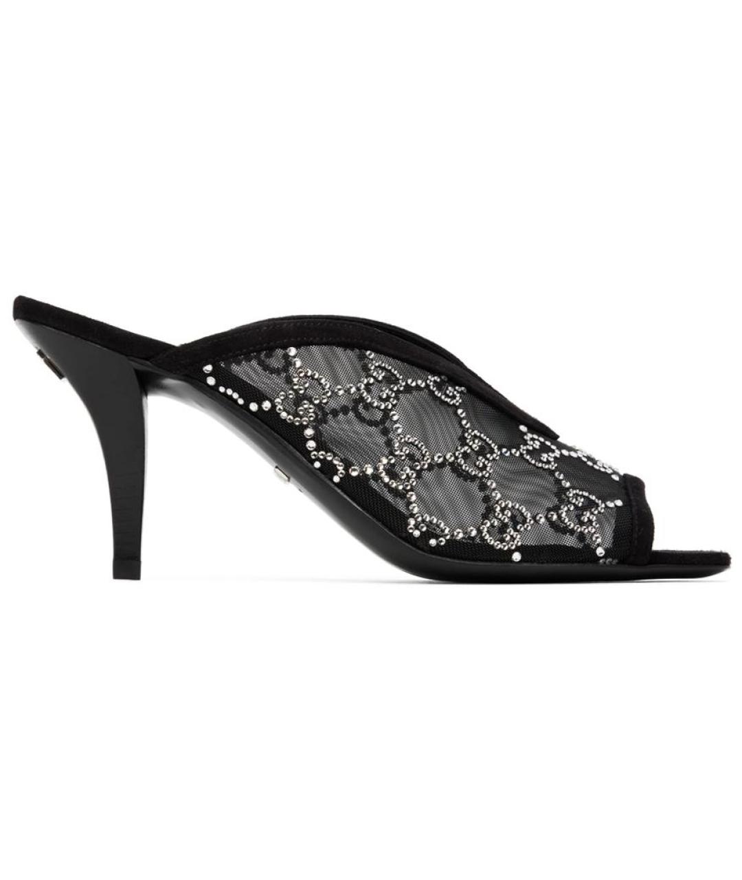 GUCCI Черные сандалии, фото 1