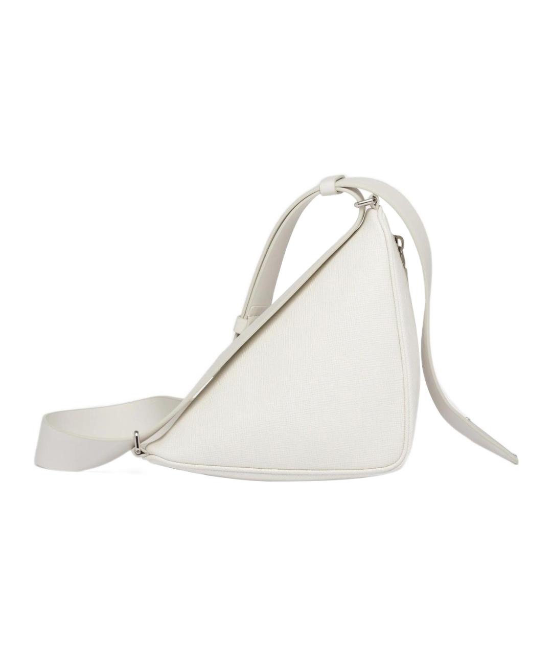 PRADA Белая кожаная поясная сумка, фото 3