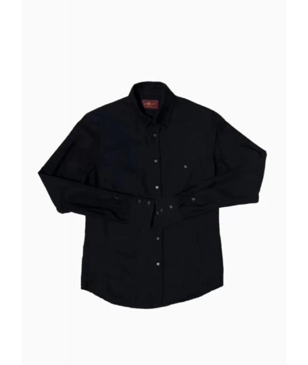 7 FOR ALL MANKIND Черная хлопковая кэжуал рубашка, фото 8