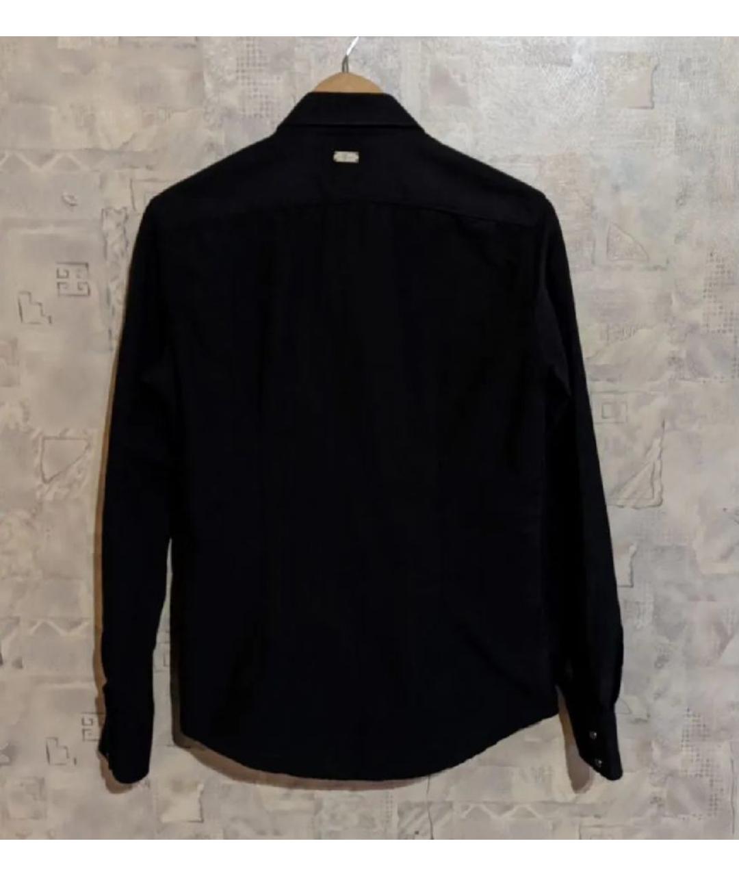7 FOR ALL MANKIND Черная хлопковая кэжуал рубашка, фото 2