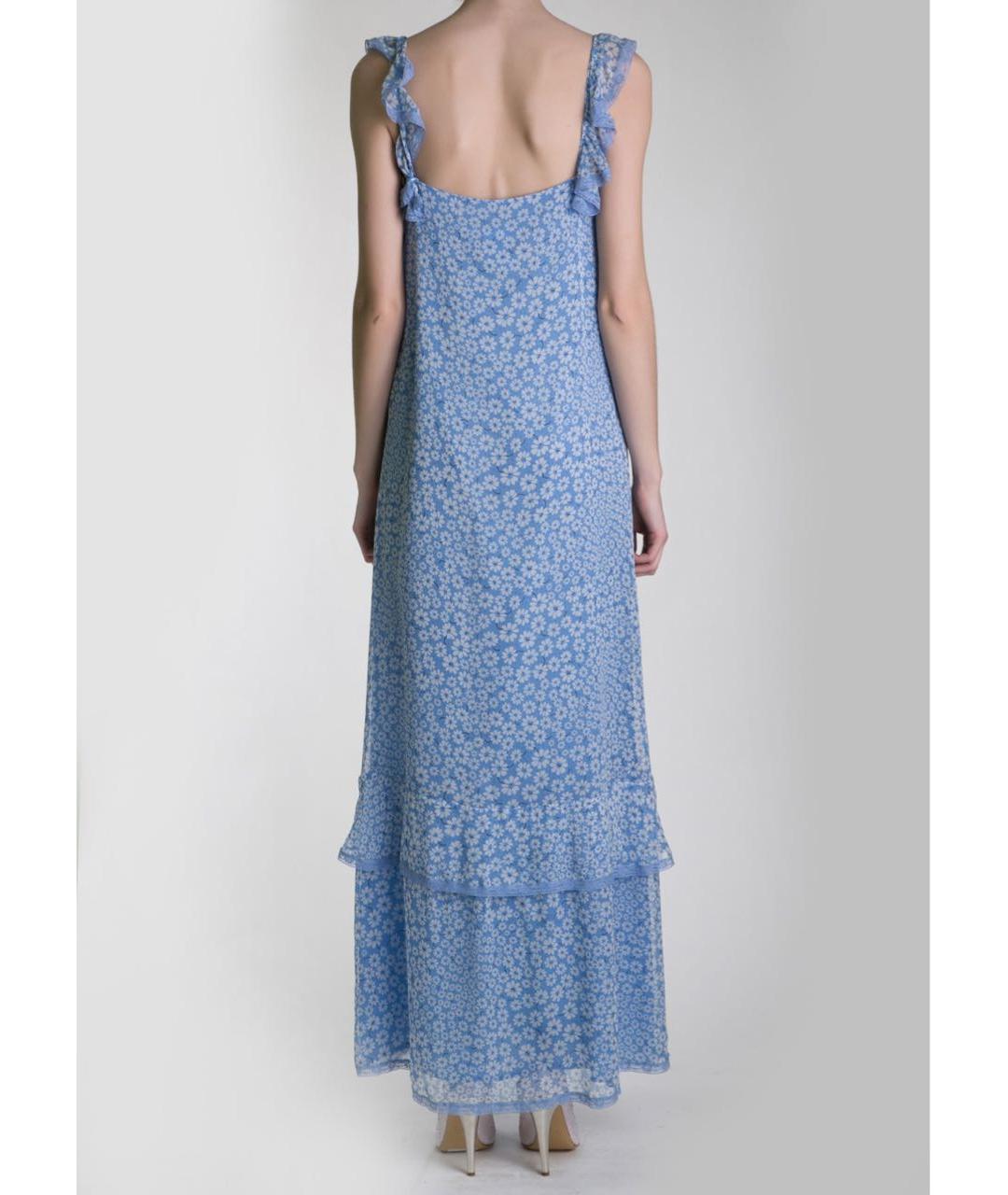 PHILOSOPHY Голубой шелковый сарафан, фото 5
