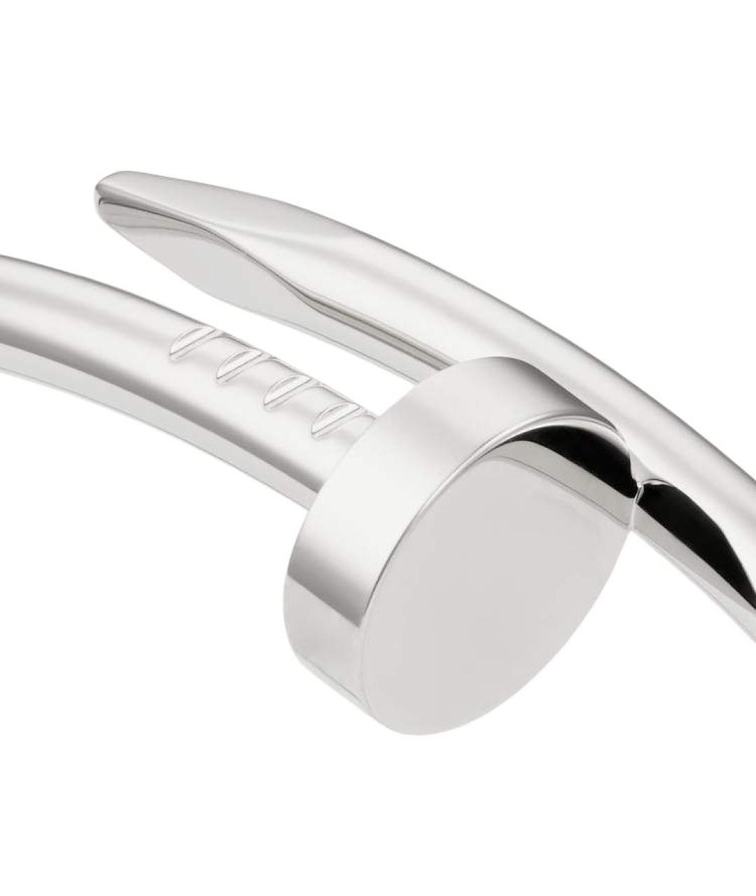 CARTIER Серебрянный браслет из белого золота, фото 4