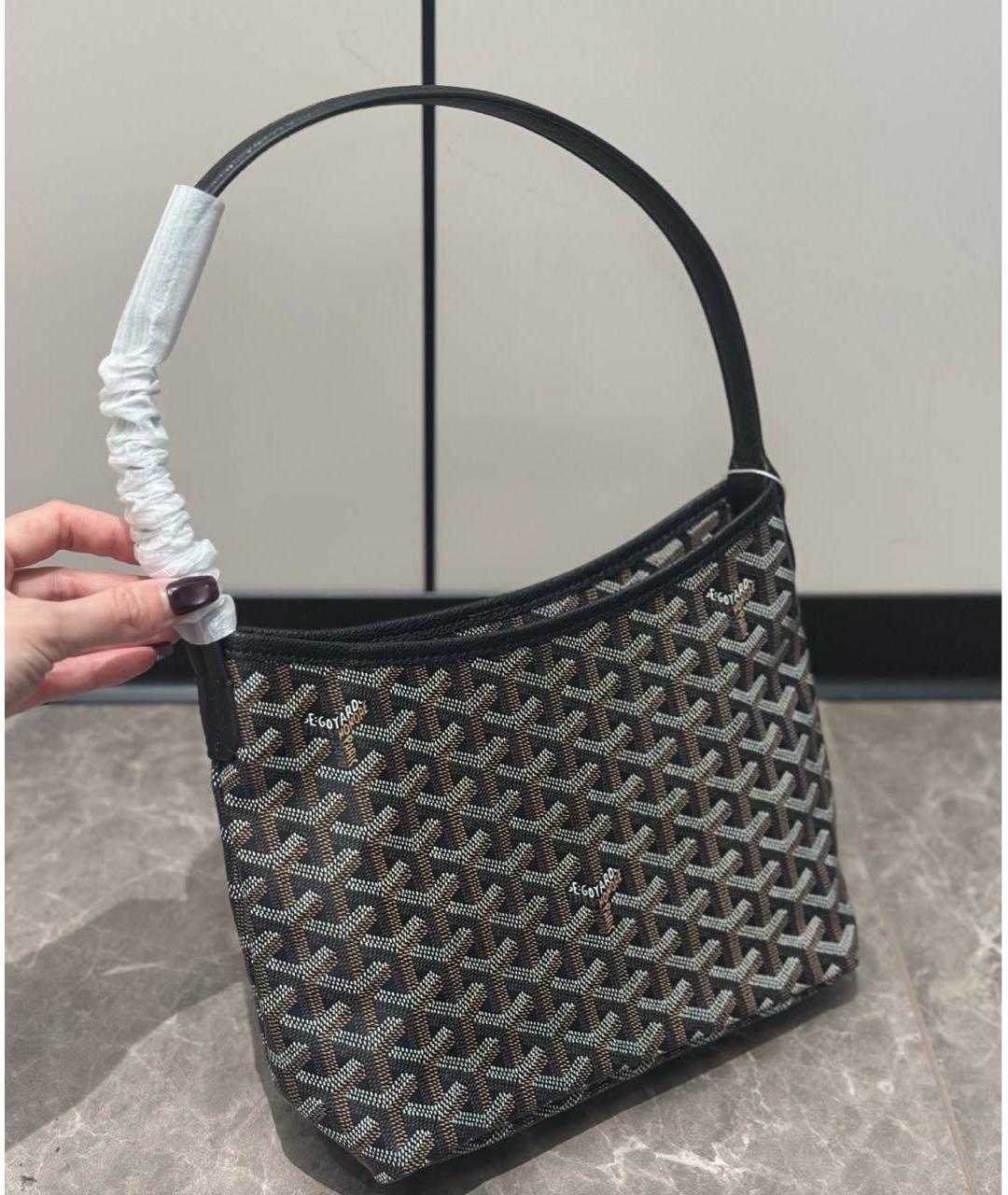 GOYARD Черная сумка через плечо, фото 3