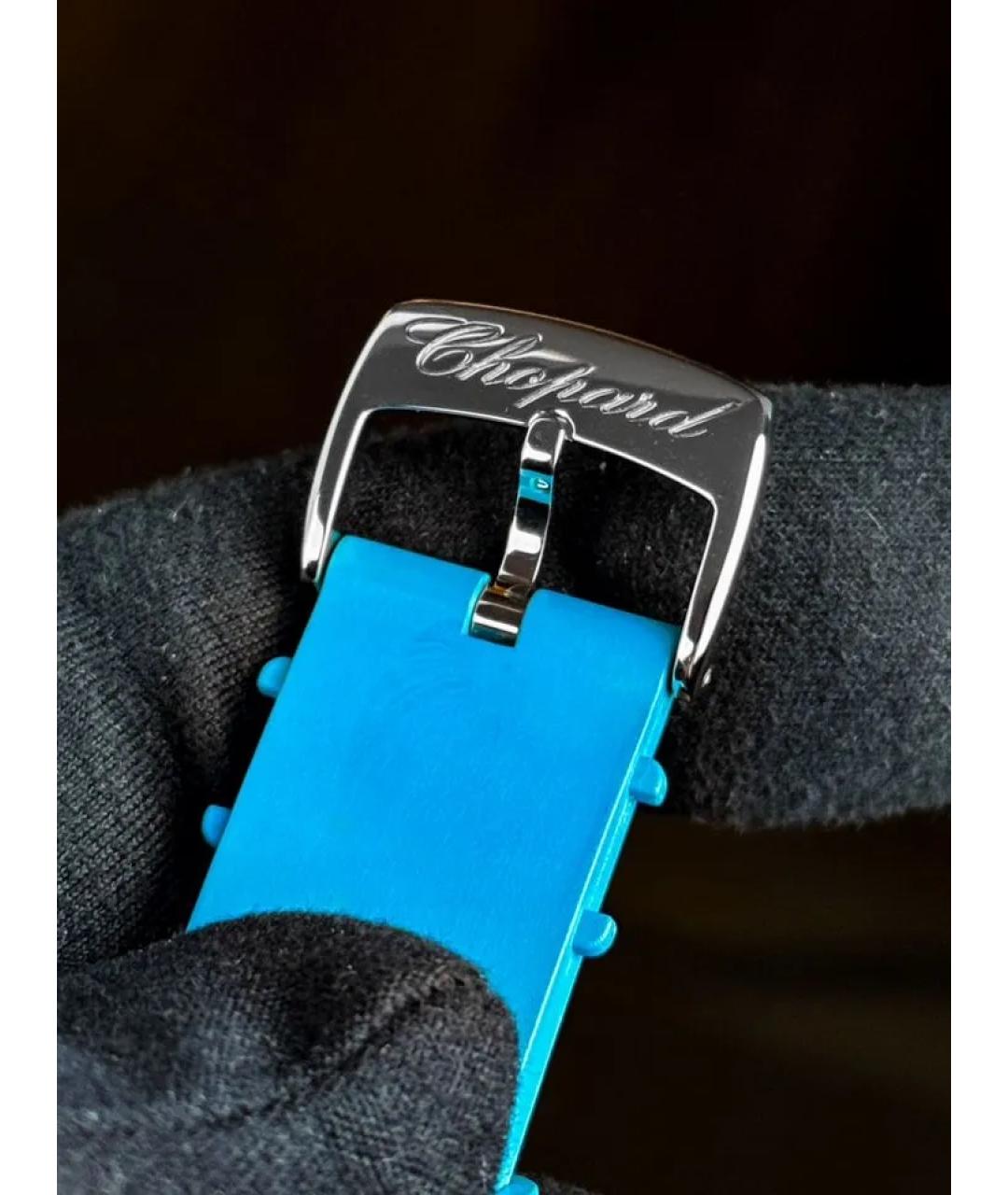 CHOPARD Синие металлические часы, фото 6