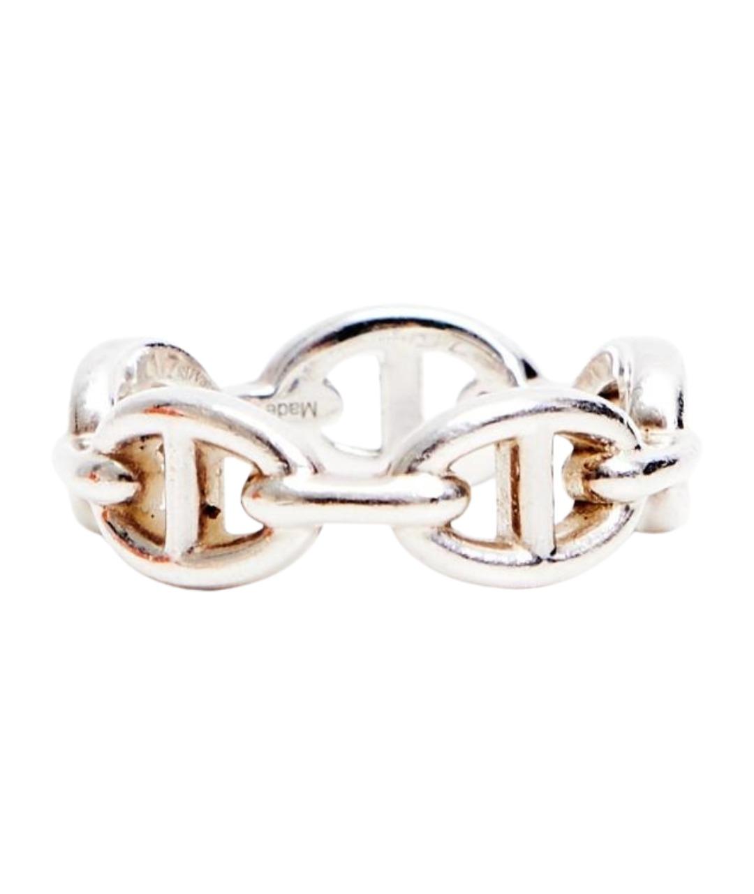 HERMES Серебряное серебряное кольцо, фото 1