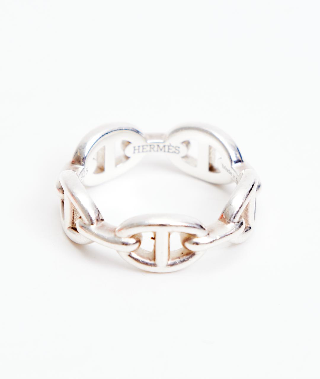 HERMES Серебряное серебряное кольцо, фото 2