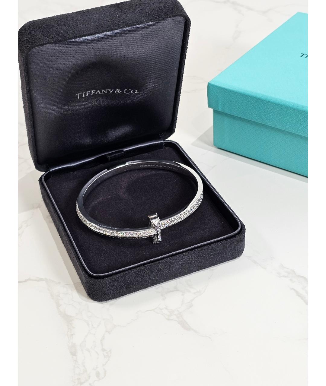 TIFFANY&CO Серебрянный браслет из белого золота, фото 2
