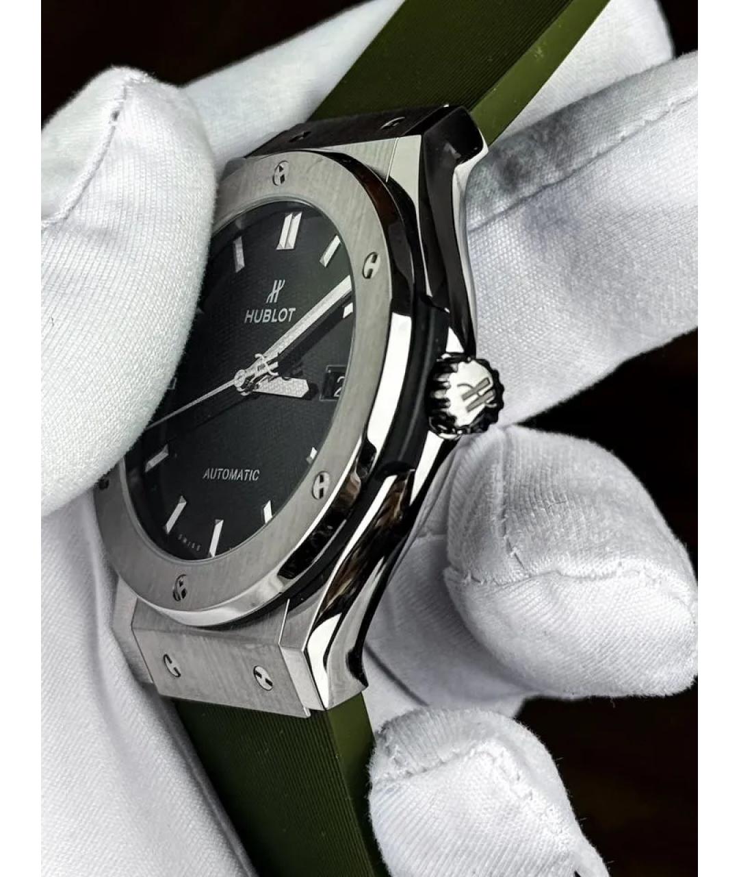 HUBLOT Зеленые часы, фото 3