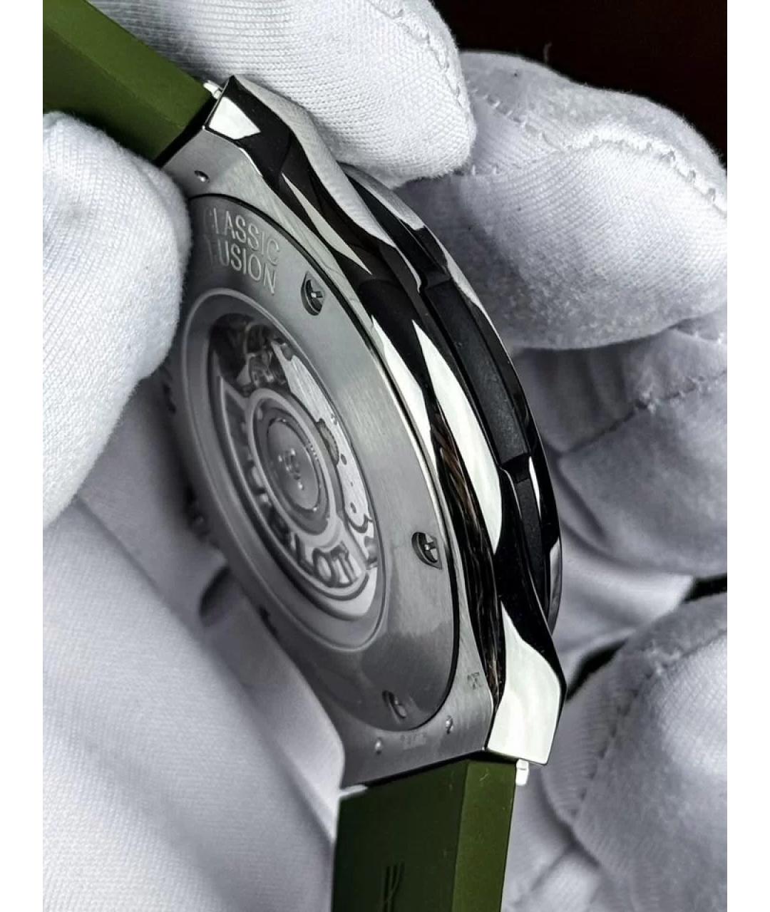 HUBLOT Зеленые часы, фото 4