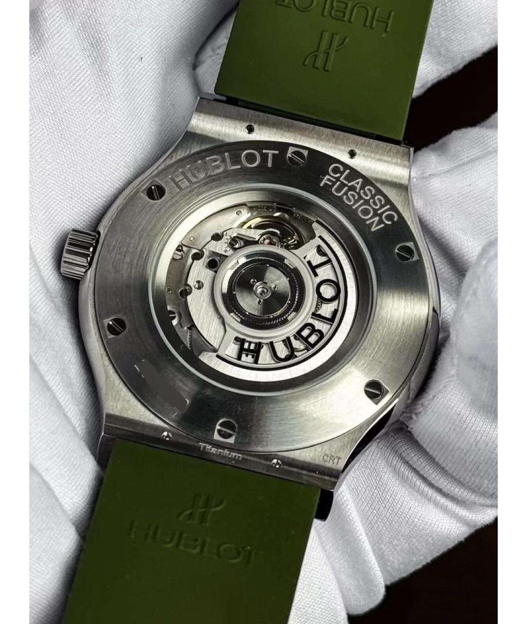 HUBLOT Зеленые часы, фото 5