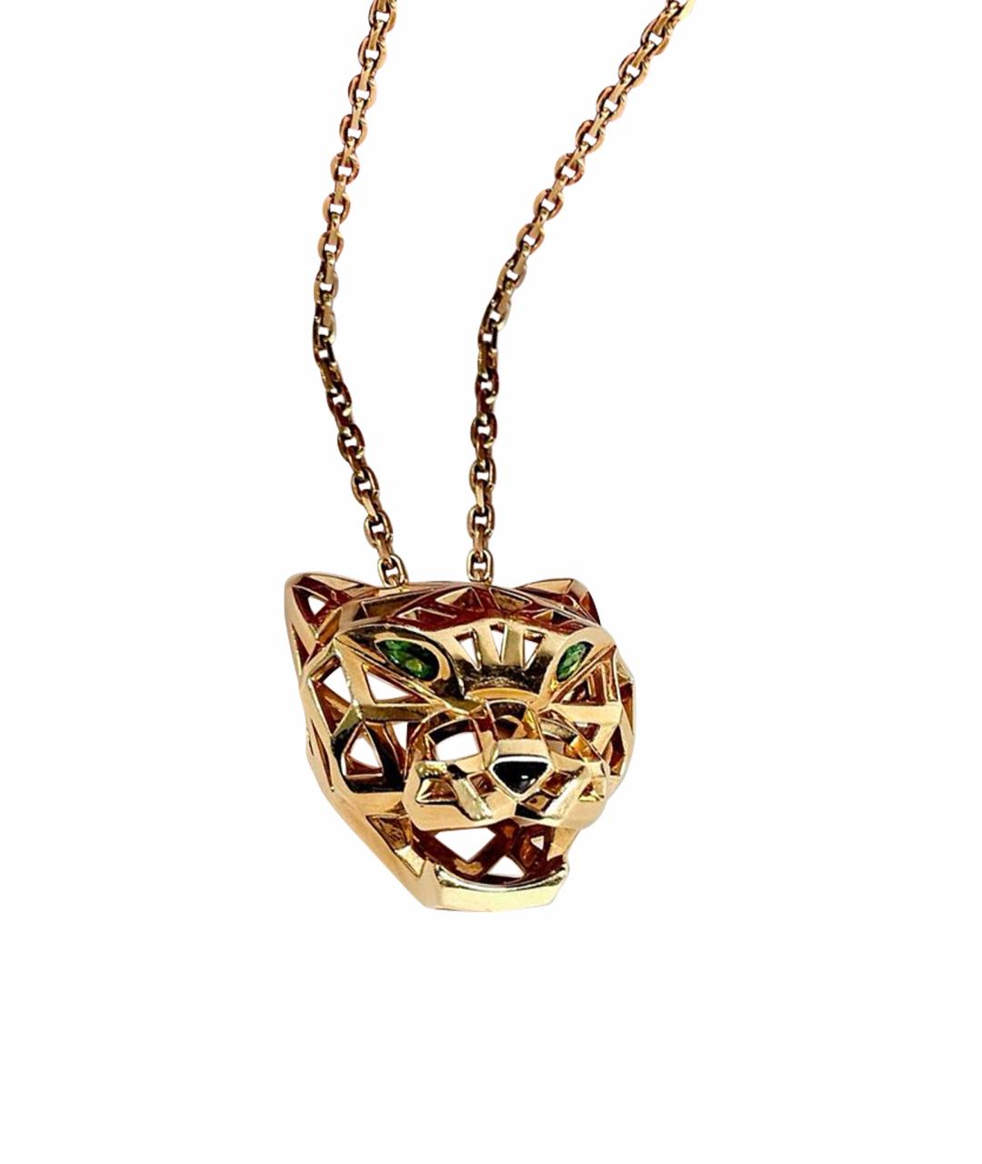 CARTIER Золотое колье из желтого золота, фото 1