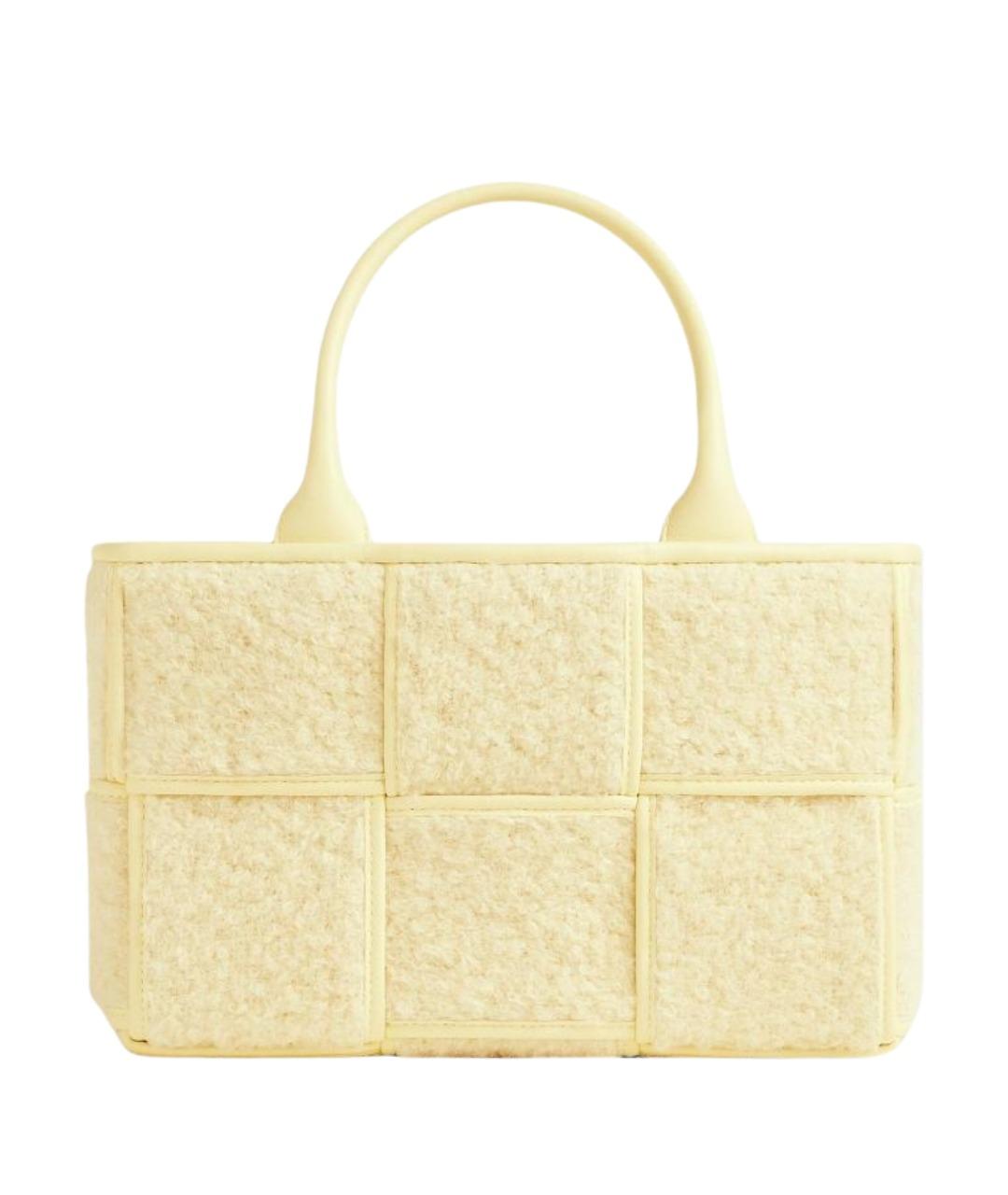 BOTTEGA VENETA Желтая сумка через плечо, фото 1