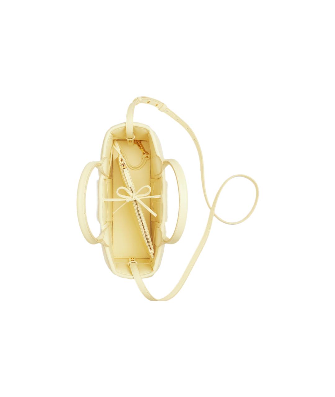 BOTTEGA VENETA Желтая сумка через плечо, фото 3