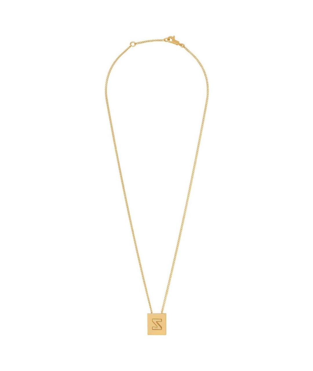 CELINE Золотая латунная цепочка, фото 2