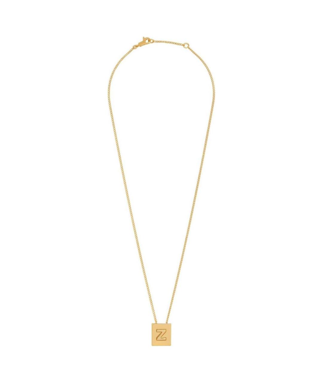 CELINE Золотая латунная цепочка, фото 1