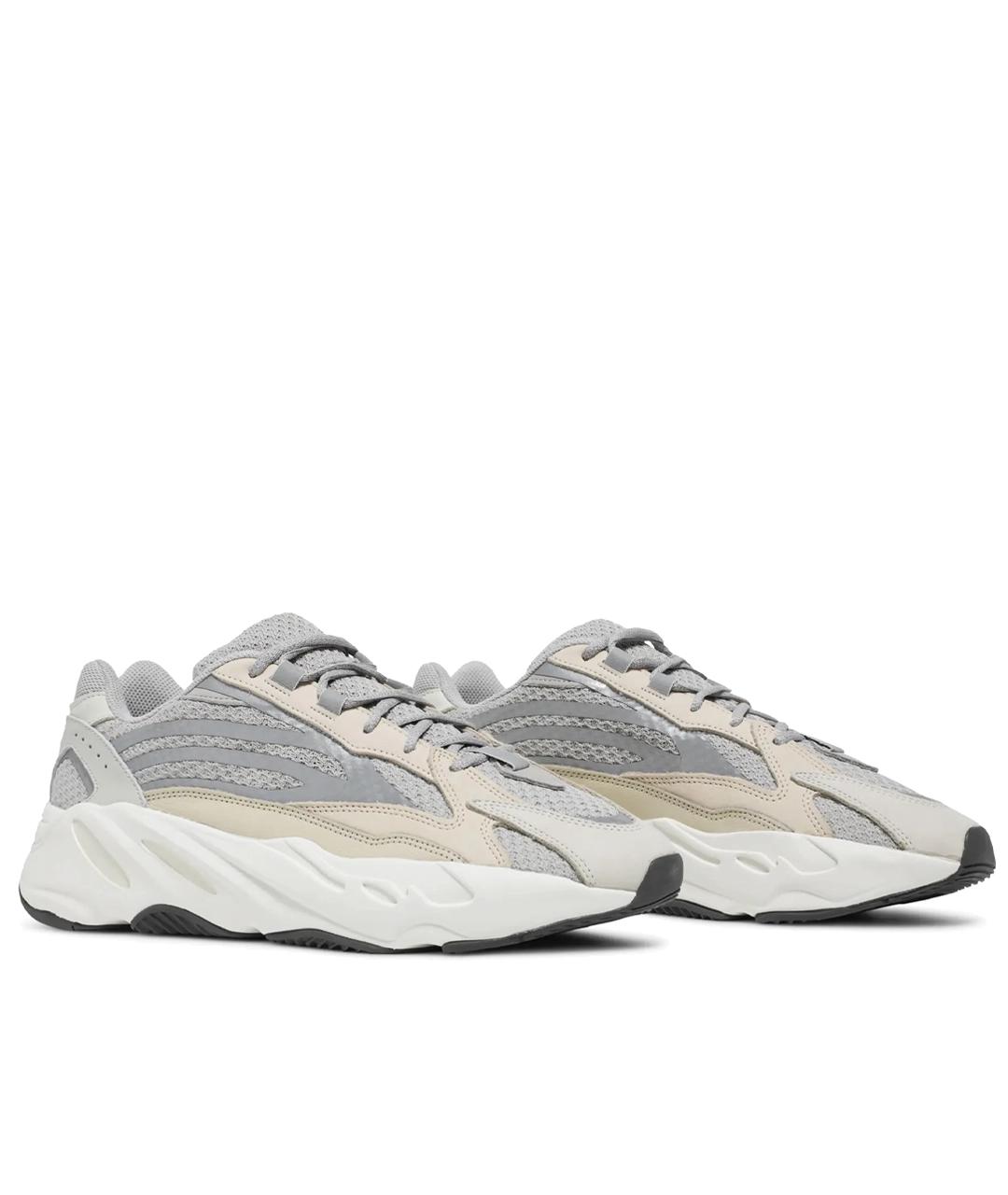 ADIDAS YEEZY Белые текстильные кроссовки, фото 2