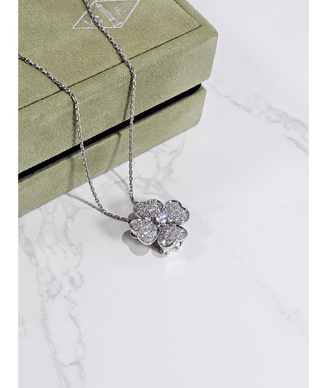 VAN CLEEF & ARPELS Серебряное колье из белого золота, фото 3