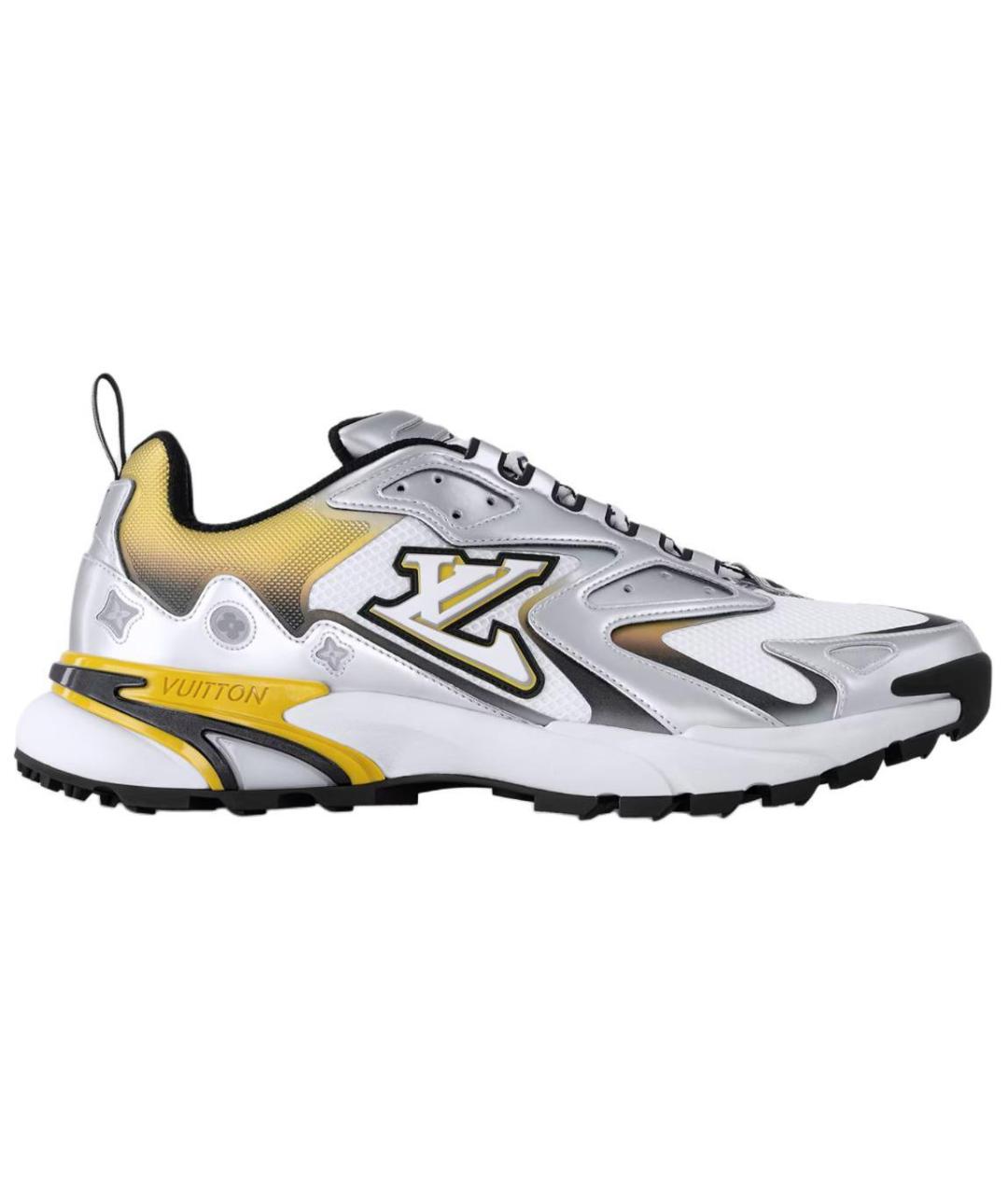 LOUIS VUITTON Серебряные низкие кроссовки / кеды, фото 1
