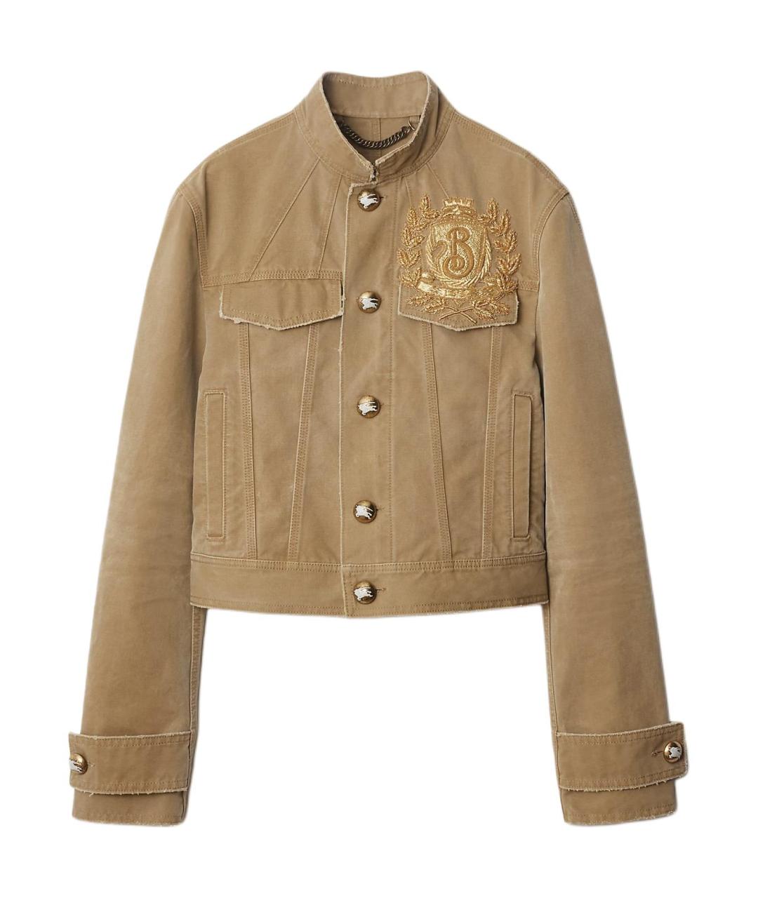 BURBERRY Хаки куртка, фото 1