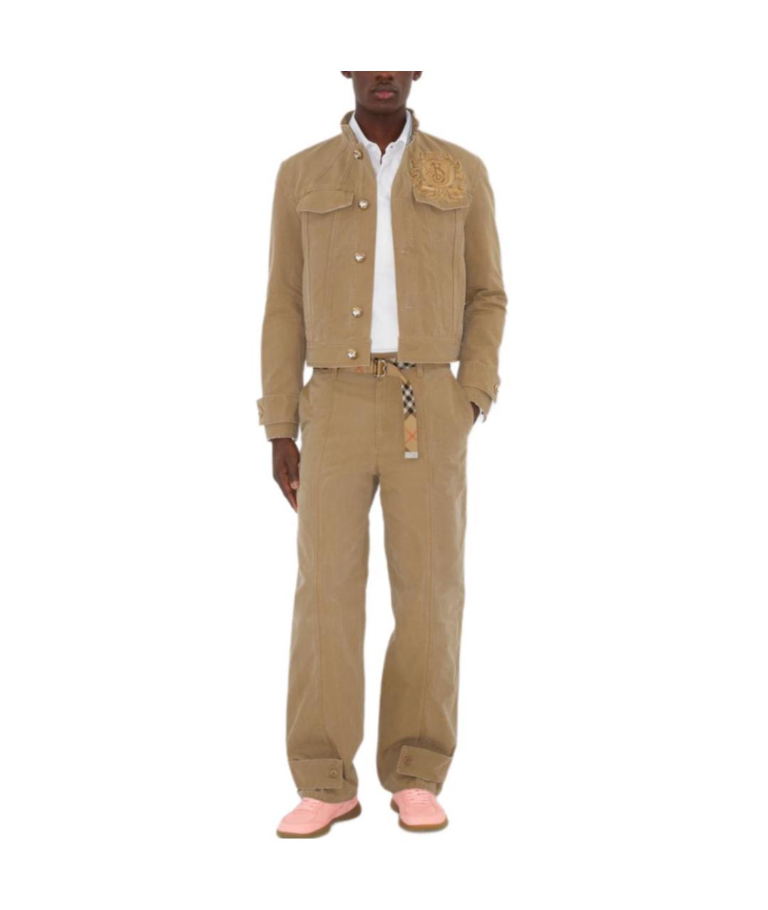 BURBERRY Хаки куртка, фото 2